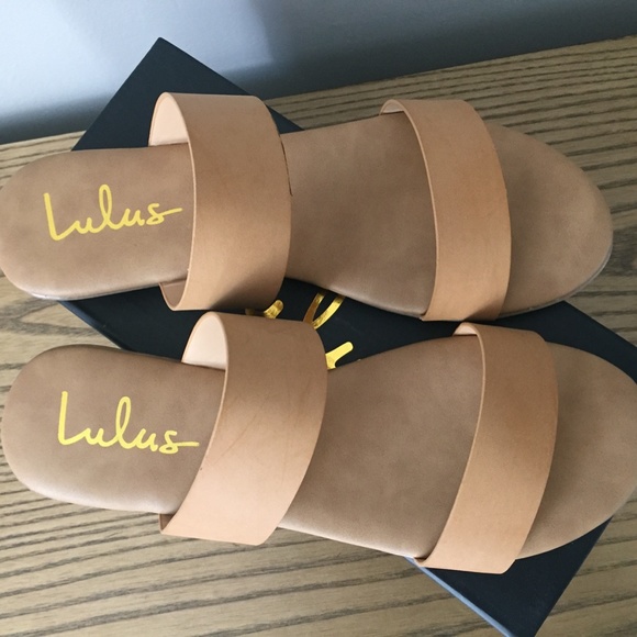 Natural Slide Sandals - NWT - Picture 3 of 5